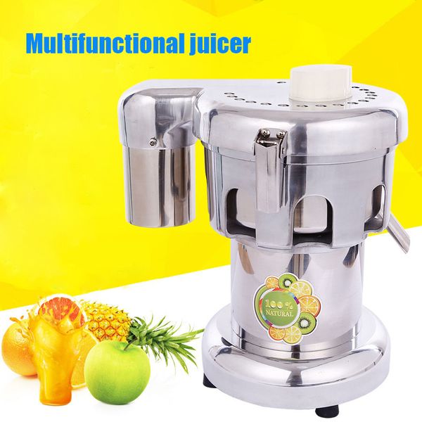 Exprimidor eléctrico de frutas frescas, extractor de jugo de manzana y naranja para tiendas de jugos, tienda de té de la leche