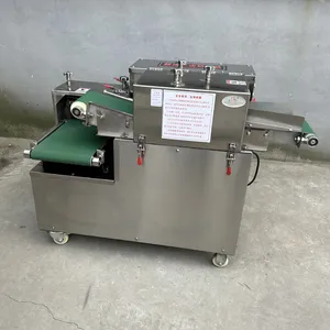 Viande fraîche Dicer Machine de découpe de viande entièrement automatique Trancheuse à viande électrique en acier inoxydable