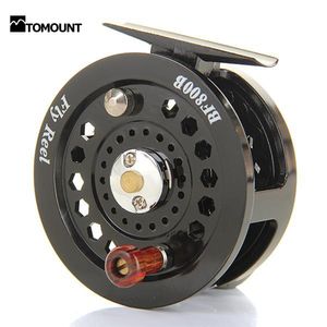 Freshwater Fly Fishing Reel BF800B Loop Rechts Linkshandig 3/150 Zwart Saltwater Ice Sheatt Vis Tools Sale