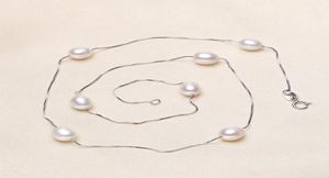 Collar de perlas de agua dulce 925 Collar colgante de plata para mujeres 78 mm 4 Color Natural Pearl Starlace Barroque Pearl Jewelry3890401