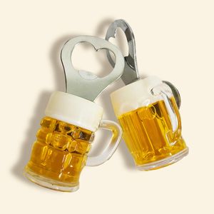 Adhesivo con imán para nevera, abridor de botellas de cerveza, adorno magnético de resina creativo para nevera, tazas, decoración para el hogar y la cocina para niños