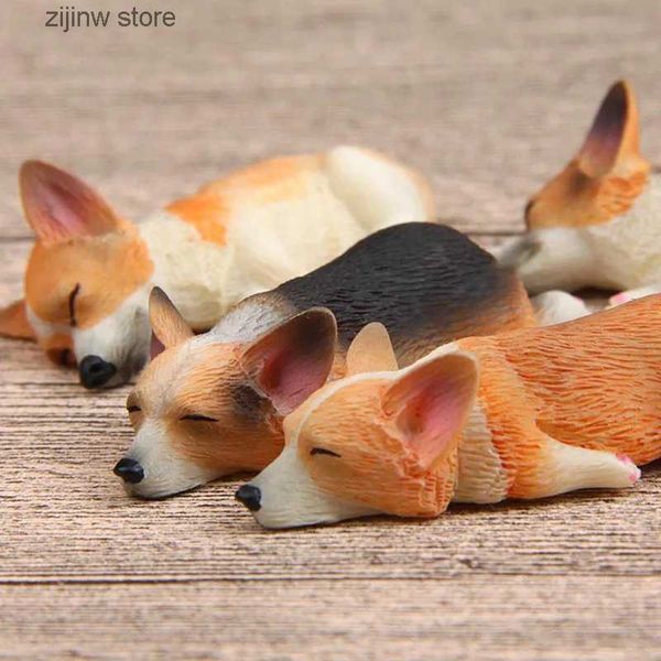 Aimants pour réfrigérateur 1 mignon Corgi chien Shiba Inu aimant de réfrigérateur autocollant de réfrigérateur dessin animé animal décoration de la maison autocollant jouet pour enfants souvenir Y240322