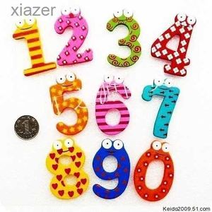 Koelkastmagneten 10 stuks A-Z Letter Magnetische stickers 0-9 Digitale woning Decoratie Koelmiddel Kamer Kinderlijnen Leuke koelkastmagneten WX