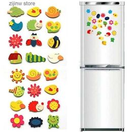 Aimants pour réfrigérateur 12 autocollants magnétiques congelés de dessin animé animal innovant jouets réfrigérants mignons et intéressants jouets pour enfants colorés Y240320