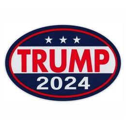 Maignants de réfrigérateur 2024 Trump American Presidential élection accessoires de maison décoration de vente en gros de Drop Driving Garden Dhorq