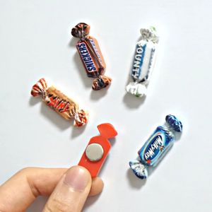 Fridge Magnets 5Pcs Colorful Candy Chocolate Lollipop For Refrigerator Cute Home Kitchen Decorations P o Stickers 231115