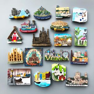 Fridge Magnets Country France Florida Flamingo Iceland Dutch Florence Magnet Sticker World Travel Souvenir Magnetic 230808