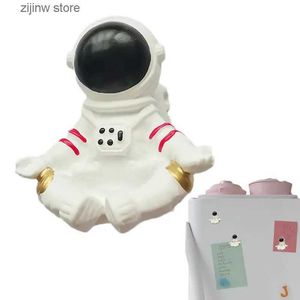 Aimants pour réfrigérateur Aimant de réfrigérateur créatif 3D astronaute univers espace résine aimants de lave-vaisselle décoratifs pour cuisine bureau à domicile tableau blanc Y240322