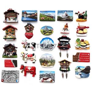 Koelkastmagneten Europa Zwitserland Luzern Magneet Toeristische Souvenirs Koelkast Stickers Reisgeschenken x0731
