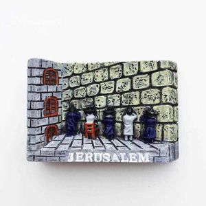 Koelkastmagneten QIQIPP Israël Palestina Jeruzalem monumenten Klaagmuur magnetische koelkastmagneten x0731