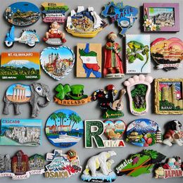 Koelkast magneten koelkast magneet stickers Curacao Nederlands Noorse Duitsland Brazilië Iran Turkay Irish Polonia Portugal Chicago Japan Zwitsers P230508