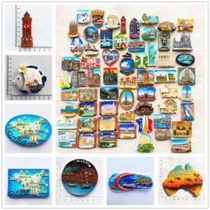 Koelkast magneten special bieden Europese en Amerikaanse koelkastmagneten toerisme souvenir koelkast sticker collectie ambachtelijke cadeau p230508