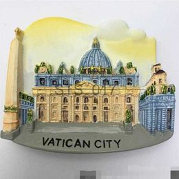 Koelkast Magneten Vaticaan 1 Pcs Hot 3D Stad Koelkast Magneten Souvenir Sterke Magnetische Stickers Thuis leveringen x0731