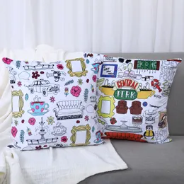 Funda de almohada Friends TV Show, funda de almohada, adecuada para sofás y habitaciones de salón