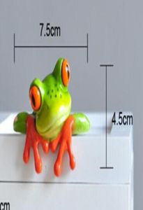 FROG Figurine Decoration New Artificial Animal Craalire Creative Kawaii Micro Landscape Personnalize Frog Figurine Decoration28351303211041