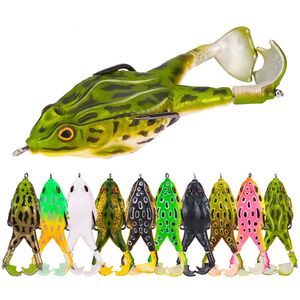 Grenouille Leurre Double Hélice Leurres De Pêche Spinner Appât Wobblers Appâts Souples Jigging Grenouille Leurre Soft Prop Wobblers 1306 Z2