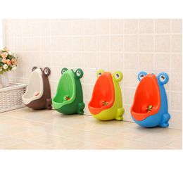 Frog Plastic Baby Boys Children Pee Potty Entrenamiento para el baño Batio de urinal para niños 201119