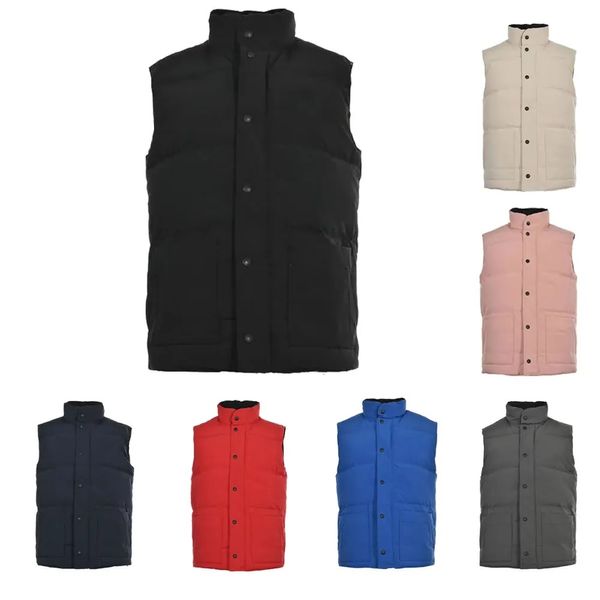 De Canadá Chaleco de plumón para hombre Chaqueta acolchada Parka Gilet Chaquetas de diseñador Chalecos Diseñador Hombres Mujeres Invierno Goose Down Abrigo de diseñador para hombre Prendas de abrigo Tamaño S-3XL 06