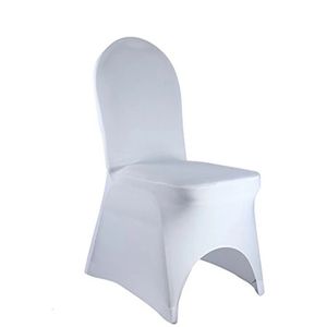 uit Rusland 10 stuks 50 100 universele witte elastische spandex stoelhoezen voor bruiloftsfeest banket el decoratie 240104