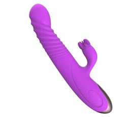 De l'USCA Entrepôt 2021 Amazon Vibrateur populaire G Spot Rabbit Roating 3 Motor Dual Vibrant Sex Toys Clitoris Stimul1096629