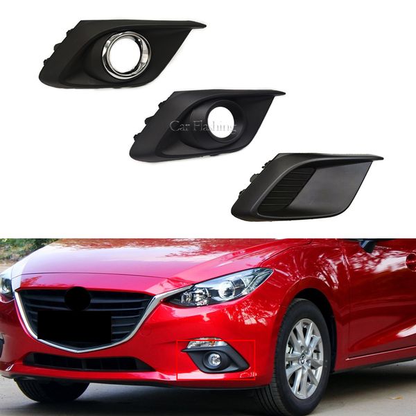 Capucha de la lámpara de luz antiniebla delantera para Mazda 3 Axela 2014 2015 2016 2016 Lámpara de niebla Cubierta de la parrilla con la esperanza de los faros delanteros