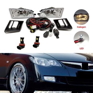 LAMPRE DE FOG LED avant pour Honda Civic FD1 FD2 2006-2011 Les phares pour CIIMO 2012-2015 HALOGEN FOG FILS FIRES