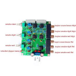 Freeshipping Front-end elektronische crossover board tweewegverdeler 72 hz-7230 hz verstelbare Crossover-punt T1214 Hinqi