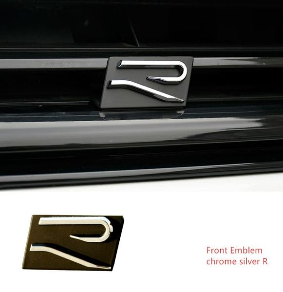 Emblema de la rejilla delantera Boot trasero Regal de la insignia del logotipo Decal de placa de identificación para 2020 VW Golf 8 Scirocco Passat R36 Touareg R502009222