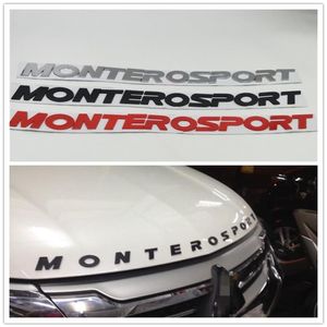 Motorkap Boonet Logo Embleem Badge Voor Mitsubishi Pajero Montero Sport Monterosport Suv293g