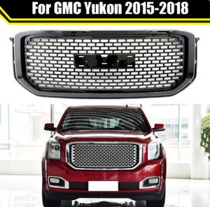 Motorkap Trim Mesh Cover Bumper Grill Bovenste Racing Grills Radiator Grille Voor GMC Yukon 2015-2018 Auto Modificatie onderdelen