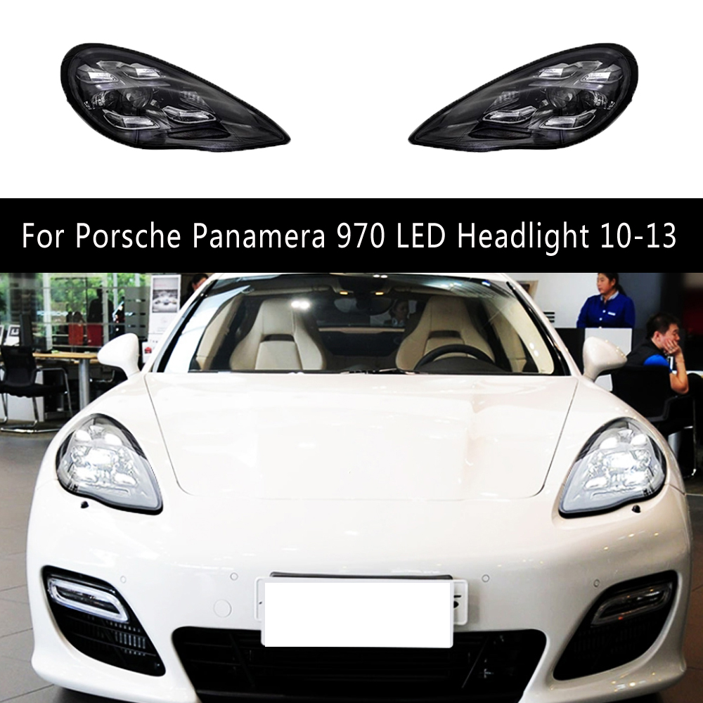 Vordere Lampe Tagfahrlicht Für Porsche Panamera 970 970,1 LED Scheinwerfer 10-13 Streamer Blinker Fernlicht angel Eye Projektor Objektiv