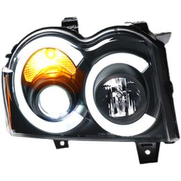 Ensemble de phares avant pour Jeep Grand Cherokee phare LED 05-08 feux diurnes DRL Streamer clignotant style de voiture