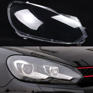 Pantalla de lámpara delantera, máscara de faro, cubierta de pantalla de lámpara, cristal de lente para Volkswagen VW Golf 6 Xenon GTI 2010-2013