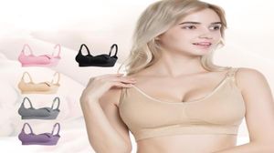 Bouton d'ouverture avant No Rims Postpartum Mall Feeding Bra Ajustement pour les femmes enceintes Anti Droop Nursing Sous-vêtements pour WOM2476828