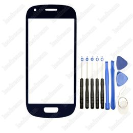 Front Outer Touch Screen Glass Cover Vervanging voor Samsung Galaxy S3 Mini I8190 met gereedschappen
