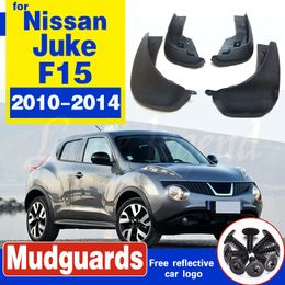 Guardabarros de coche trasero delantero para Nissan Juke 2010-2014 F15 guardabarros guardabarros guardabarros 2011 2012 2013