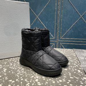 Frost enkelschoenen damesontwerper luxe sneeuwschoen mode nylon laarsjes winter buiten zwart witte groene schoenen