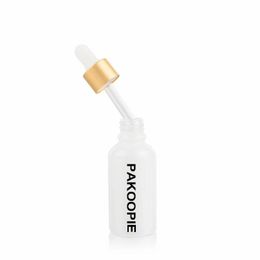 Verre givr￩e d'huile essentielle de parfum de parfum liquide r￩actif Pipette Pipette Poide-gouttes avec bouchon d'or 5 ml 10ml 15 ml 20ml 30 ml 40 ml 50 ml 60 ml Botella de Vidrio Esmerilado