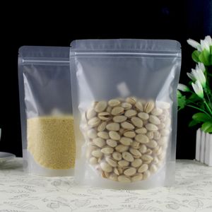 Bolsa de autosellado transparente esmerilada bolsa de comida de té perfumada bolsas selladas bolsas de plástico conjunto completo de fabricantes de muestras al por mayor