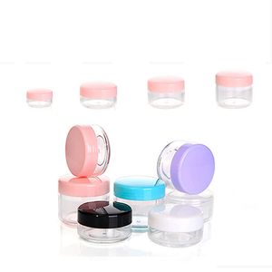 5g 10 g 15 g 20g draagbare plastic cosmetische lege potten heldere flessen oogschaduw make -up crème lippenbalsemcontainer potten