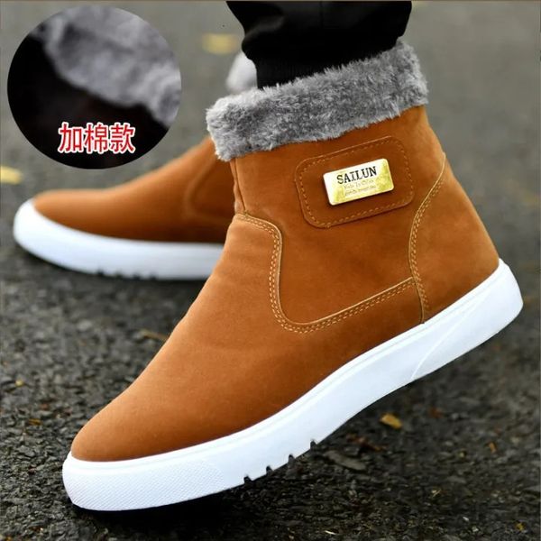 Bottom épais 408 mode Hiver Men chaud Snow Casual Walking Chaussures Mentill