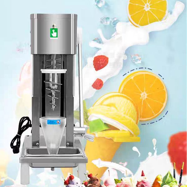Máquina mezcladora de helados de yogur congelado, máquina mezcladora de helados de frutas, coctelera de leche comercial