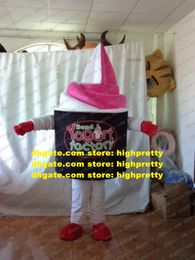 Bevroren yoghurt yoghurt yoghourt mascotte kostuum ijs ijs ijs voor volwassenenschieterne bemanning cabaret iemand binnen zz7965