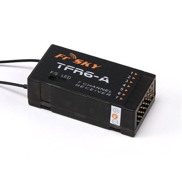 Receptor FrSky TFR6-A 2.4G 7CH Conectores horizontales compatibles Futaba FASST