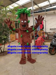 FRUI Tree Fruitree Fruiter Mascot Costume Adult Catoon Character Outfit Suit klant Dankje Party Garden Fantasia ZX1613
