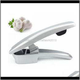 Fruitkeuken, eetkar huizen tuin drop levering 2021 Creative Press 2 in 1 aluminium legerijn knoflook rooster breker gember slicer chopper