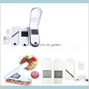 Fruits Cuisine Outils Salle À Manger Bar Maison Jardin Multifonction Légumes Trancheuse Conteneur De Pommes De Terre Rapide Dicer Oignon Chopper Cutter Avec Boîte L