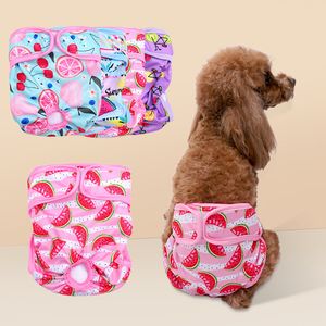 Fruit Print Pet Diaper Puppy Underwear Feme Feme Cat Cat Physiological Pant