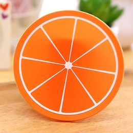 Fruit Silicone Coaster Matten Patroon Kleurrijke Ronde Cup Kussenhouder Dikke Drank Servies Onderzetters Mok LLF8650