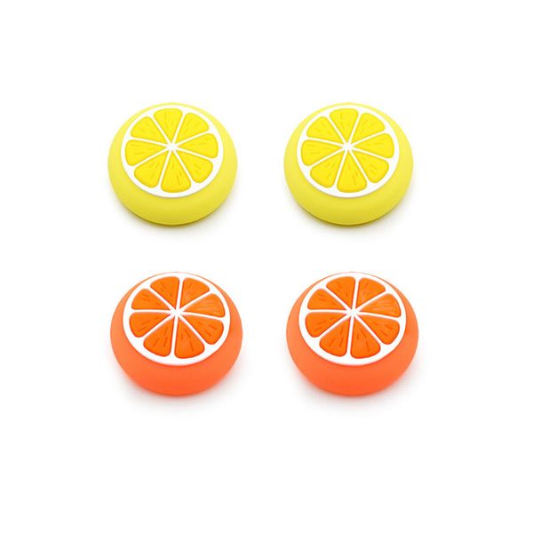 Capuchon de Joystick en Silicone de fruits poignées de couverture de bâton de pouce pour le contrôleur de Nintendo Switch Lite NS NX 2000 PCS/LOT